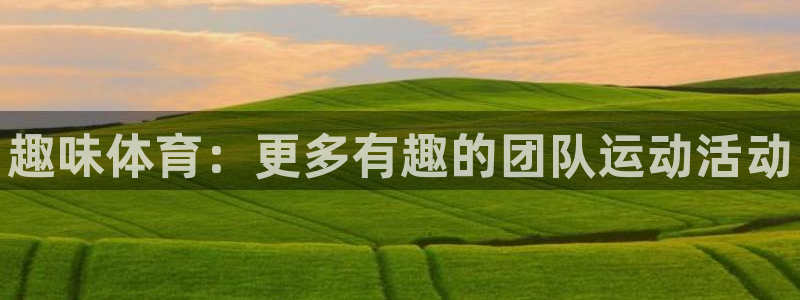 J9官方正版app五金厂：趣味体育：更多有趣的团队运